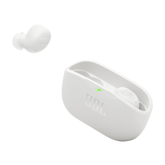 JBL Wave Buds 2 - White - True Wireless Noise Cancelling Earbuds - Detailshot 2